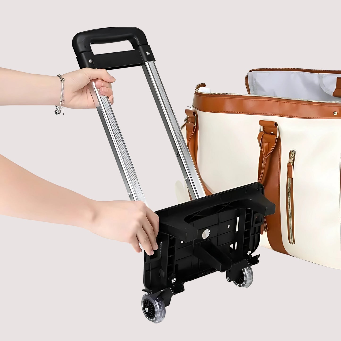 YSB™ Sac De Voyage tout-en-un - Roulette - Rose