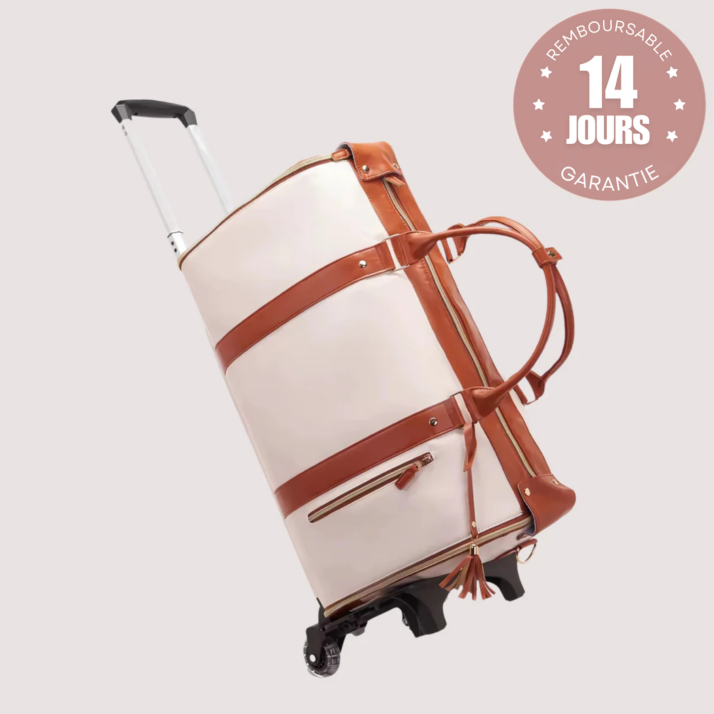 YSB™ Sac De Voyage tout-en-un - Roulette - Beige